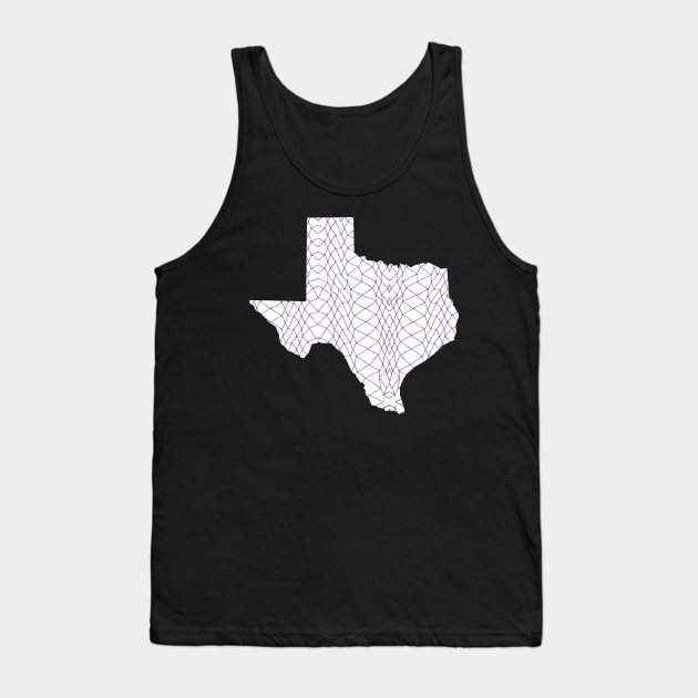 Texas Horned Frog Pattern Tank Top by StadiumSquad